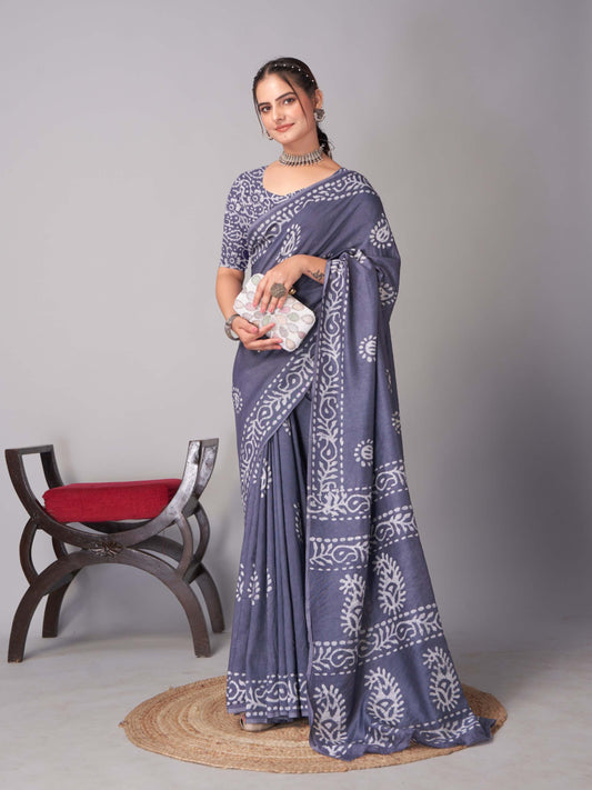 Chanderi Cotton Saree