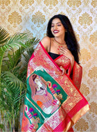 Banarasi Silk Saree Pink