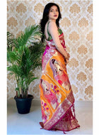 Banarasi Silk Saree Purple