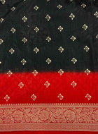 Black Dola Silk Cotton Saree