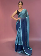 Blue Ready to Wear Saree