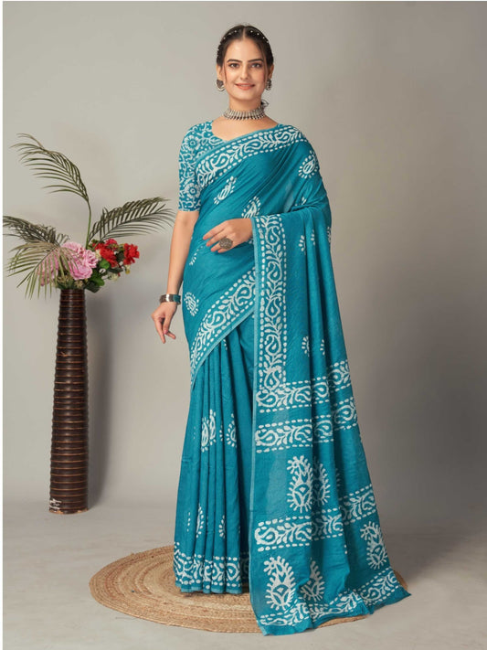 Chanderi Cotton Saree