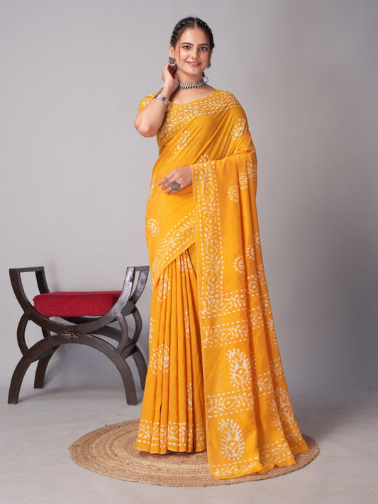 Chanderi Cotton Saree