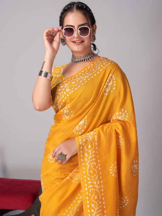 Chanderi Cotton Saree