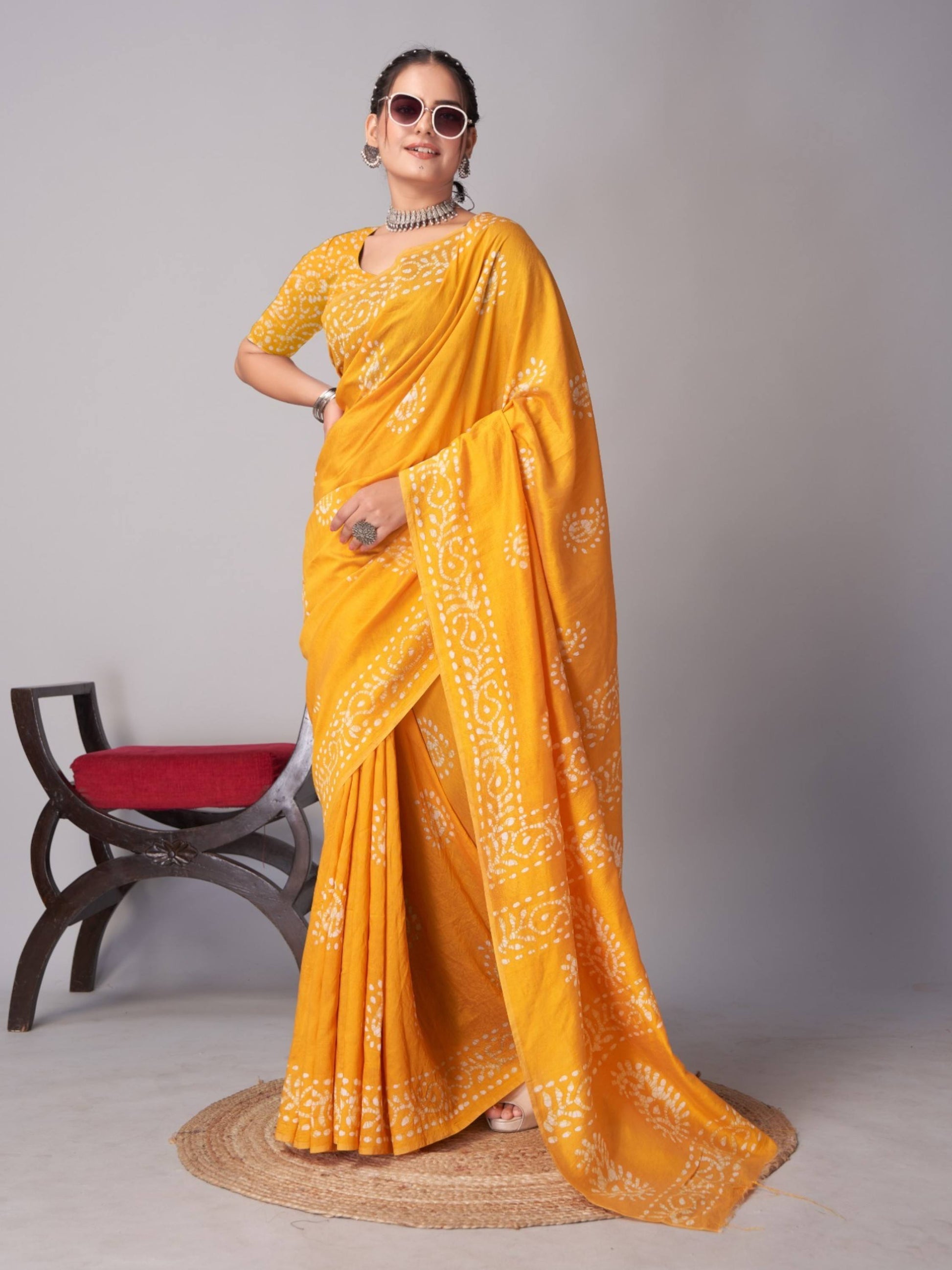 Chanderi Cotton Saree
