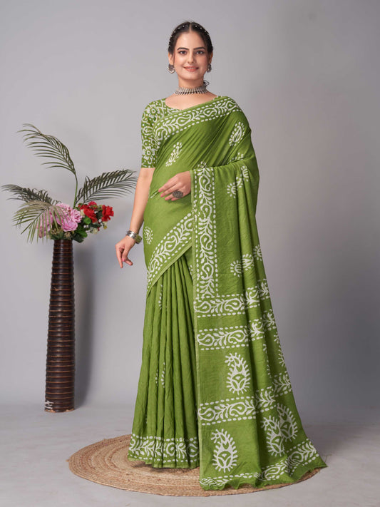 Chanderi Cotton Saree