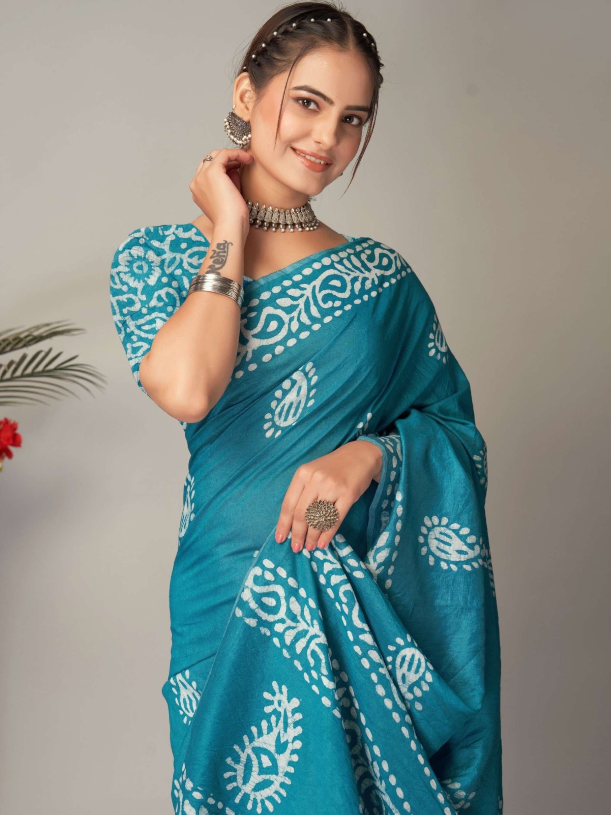 Chanderi Cotton Saree