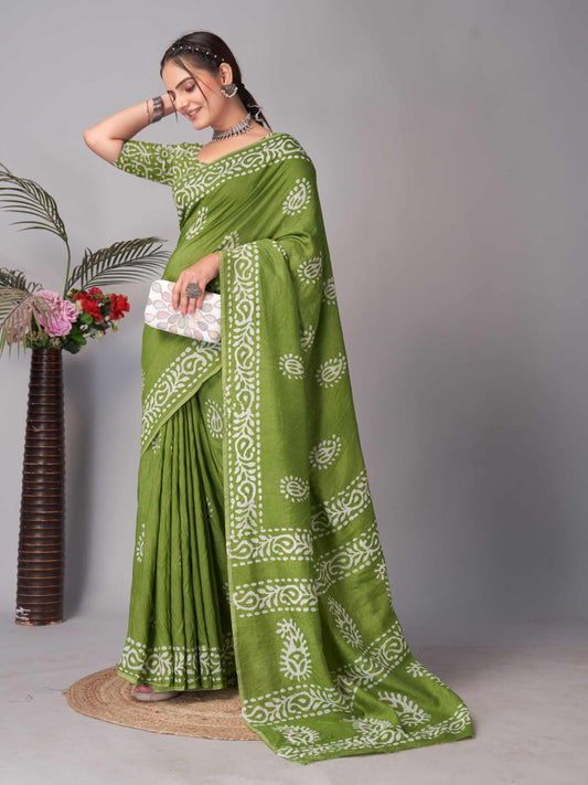 Chanderi Cotton Saree