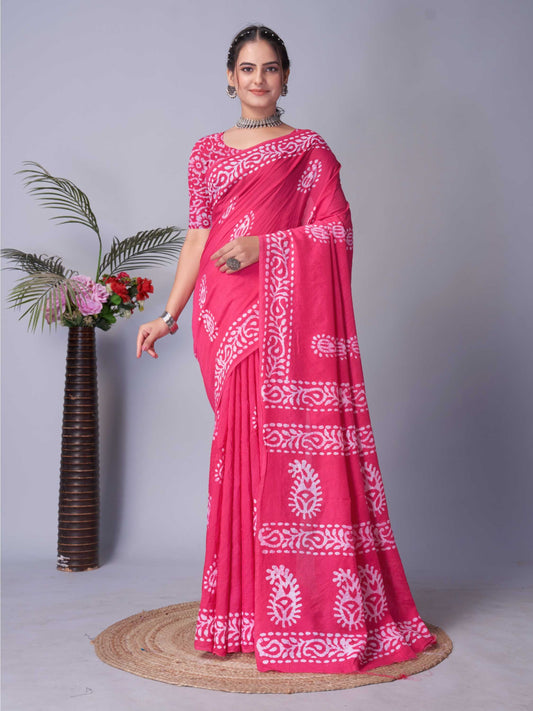 Chanderi Cotton Saree