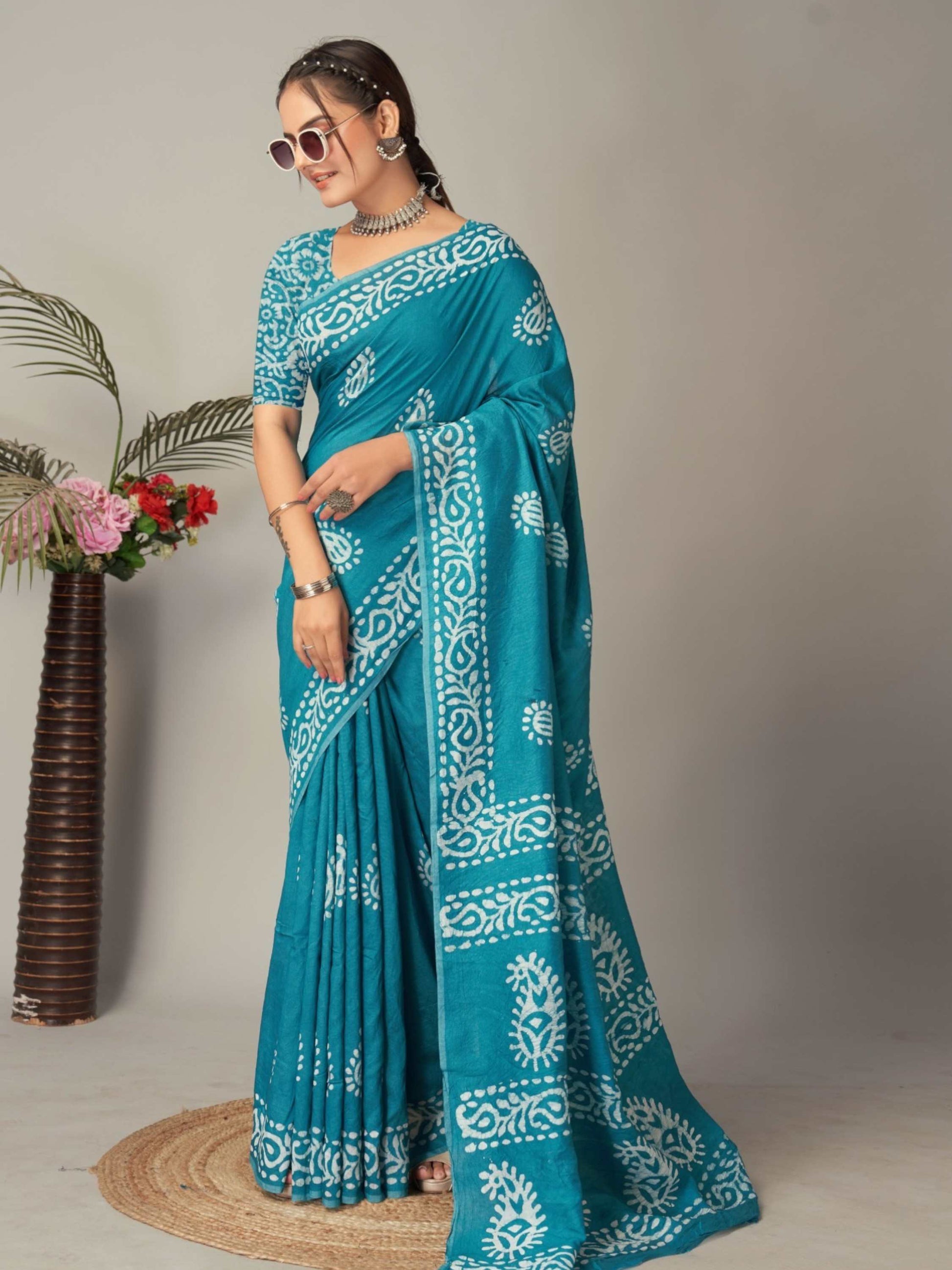 Chanderi Cotton Saree