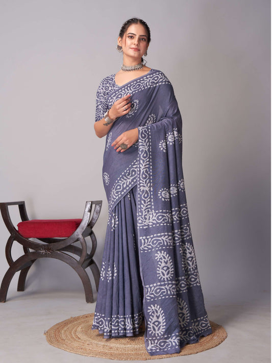 Chanderi Cotton Saree