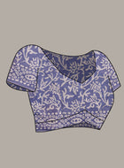 Chanderi Cotton Saree Blue