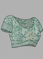 Chanderi Cotton Saree Green