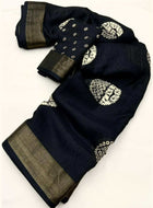 Cotton Saree Black