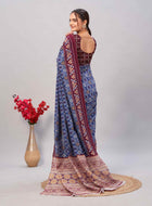 Cotton Saree Blue