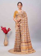 Cotton Saree Cream