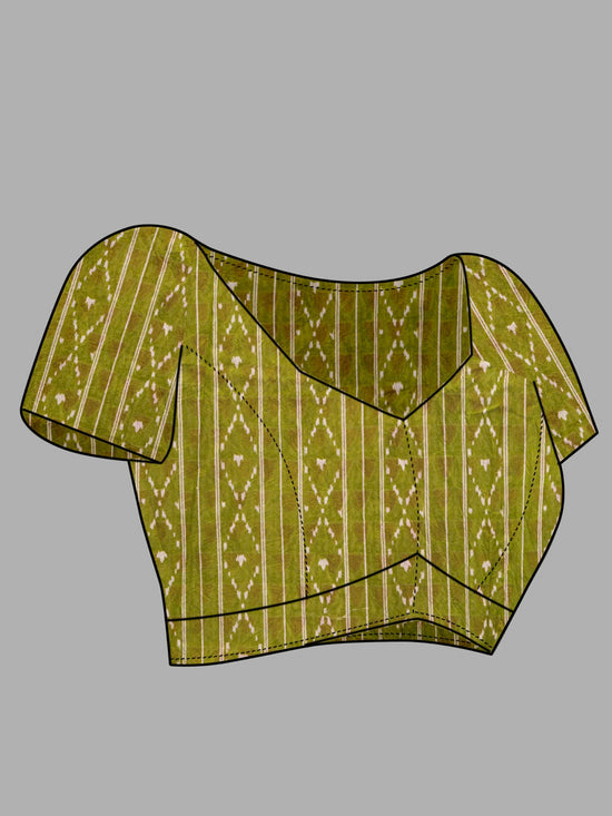Cotton Saree Green