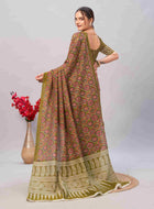 Cotton Saree Green