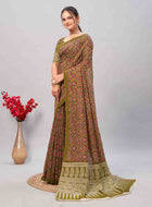 Cotton Saree Green