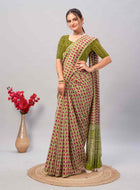 Cotton Saree Green
