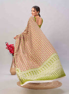 Cotton Saree Green