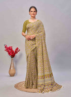 Cotton Saree Mehandi