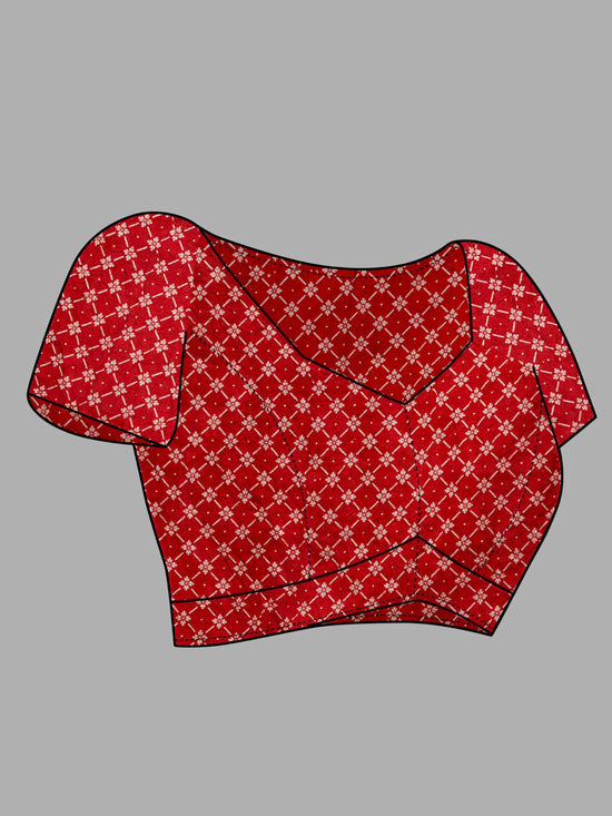 Cotton Saree Red