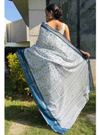 Cotton Saree White