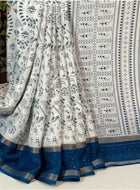 Cotton Saree White