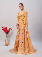 Cotton Saree Yellow