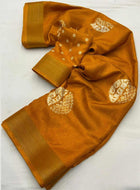 Cotton Saree Yellow