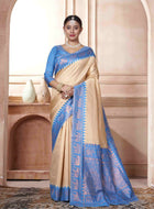 Cream_Kanjivaram_Silk_Saree