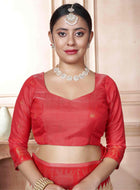 Cream Kanjivaram Silk Saree