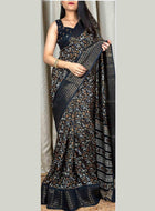 Dola Silk Saree Black