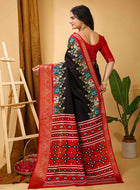 Dola Silk Saree Black