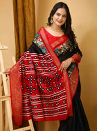 Dola Silk Saree Black