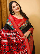 Dola Silk Saree Black