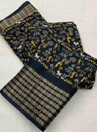 Dola Silk Saree Black