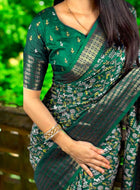 Dola Silk Saree Green