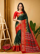 Dola Silk Saree Green