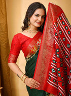 Dola Silk Saree Green