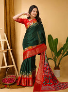 Dola Silk Saree Green