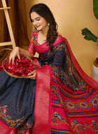 Dola Silk Saree Grey