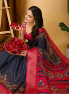 Dola Silk Saree Grey