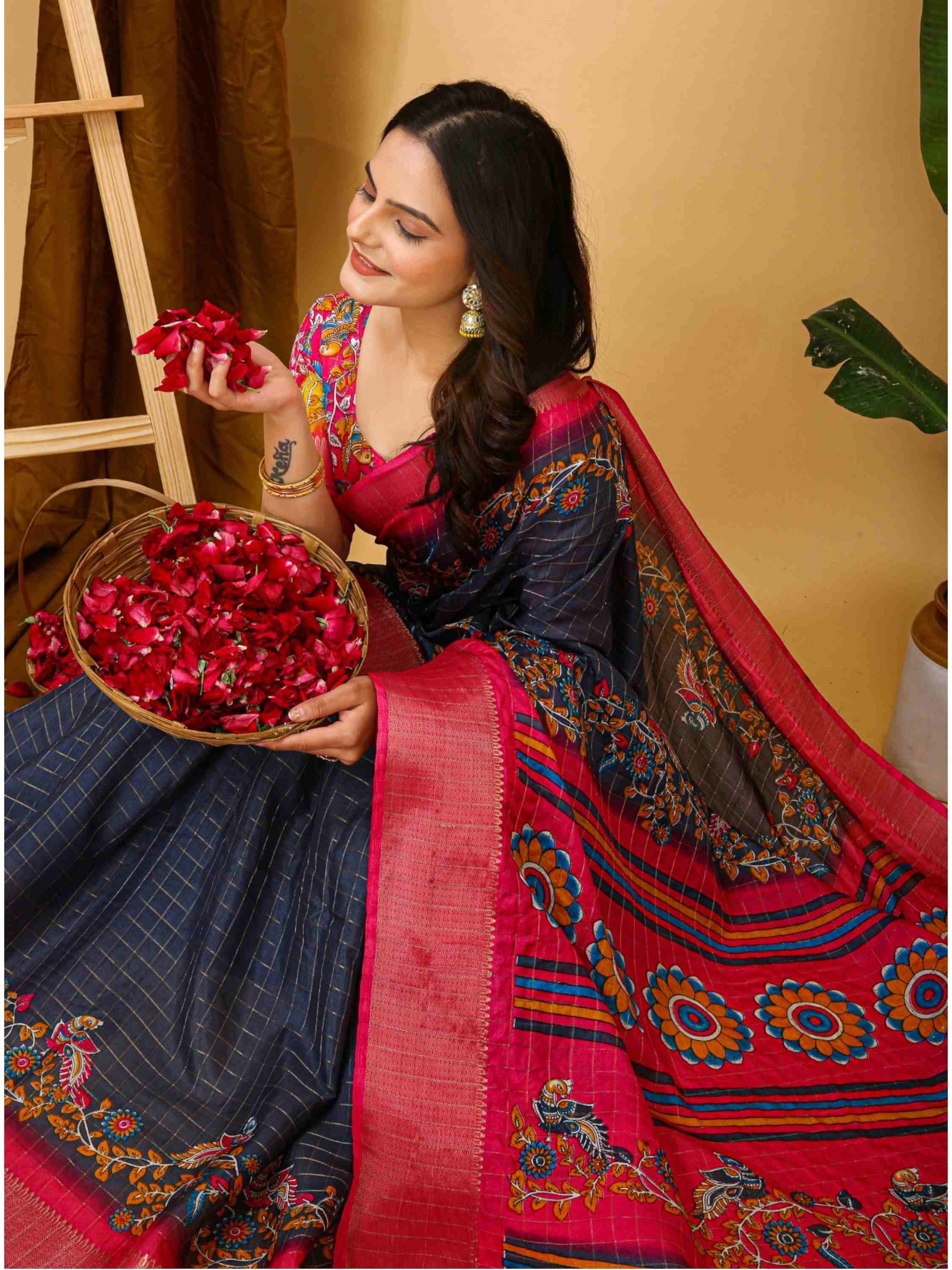 Dola Silk Saree Grey