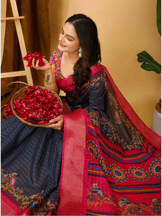 Dola Silk Saree Grey