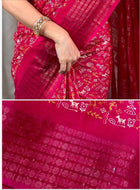 Dola Silk Saree Pink