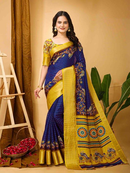 Dola Silk Saree Purple