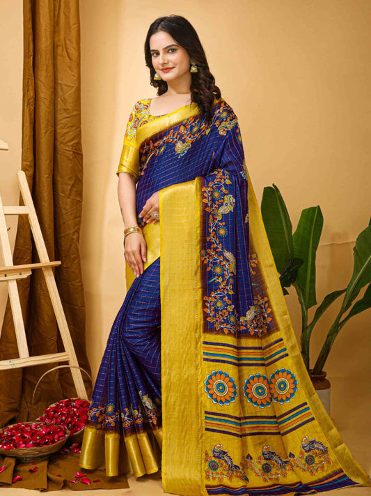 Dola Silk Saree Purple