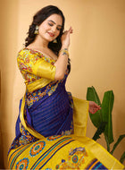 Dola Silk Saree Purple